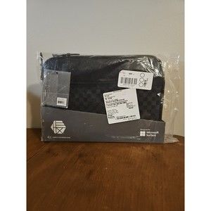 HEX Mona Sleeve Case for Microsoft Surface Go Black - Checkered - NEW with Tags